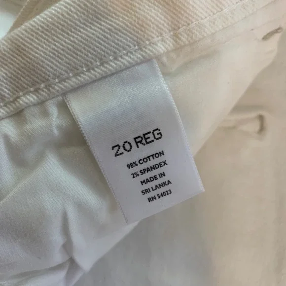 Old Navy The Sweetheart White Bootcut Jeans Womens 20 Reg Bridal Summer READ - Picture 5 of 12